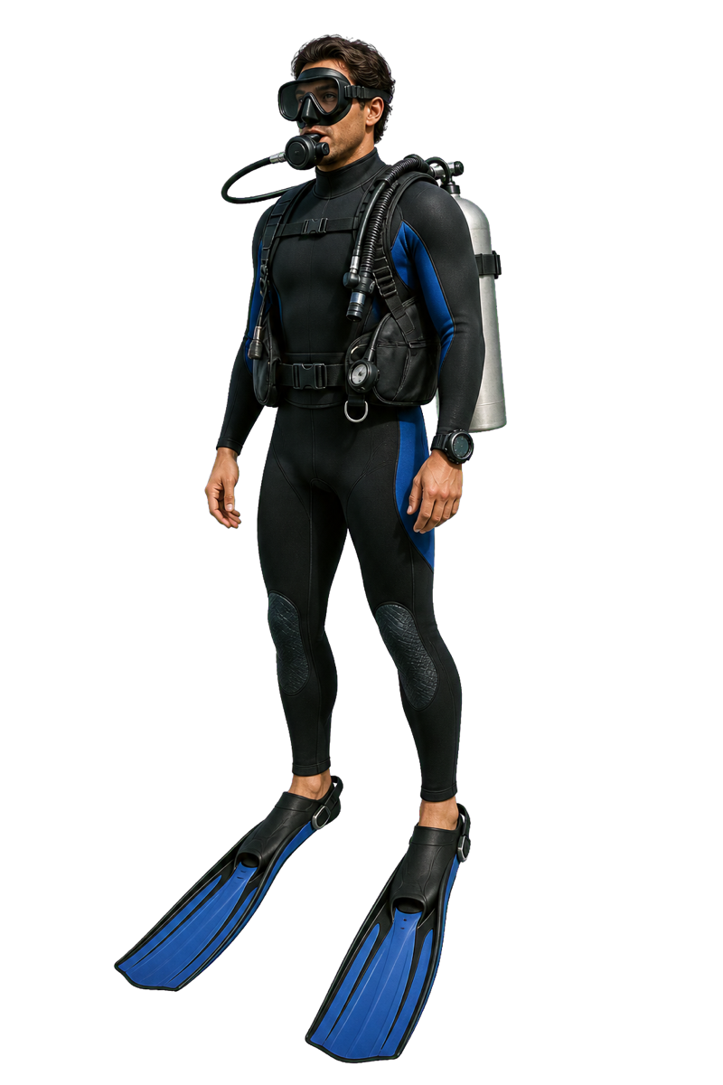 Customized diver avatar